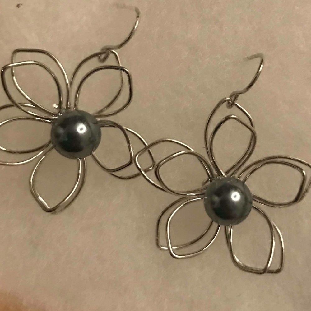Silver 3D Plumeria